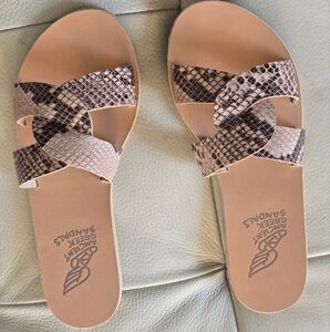 Ancient Greek Sandals DESMOS Snakeskin Slides 38
